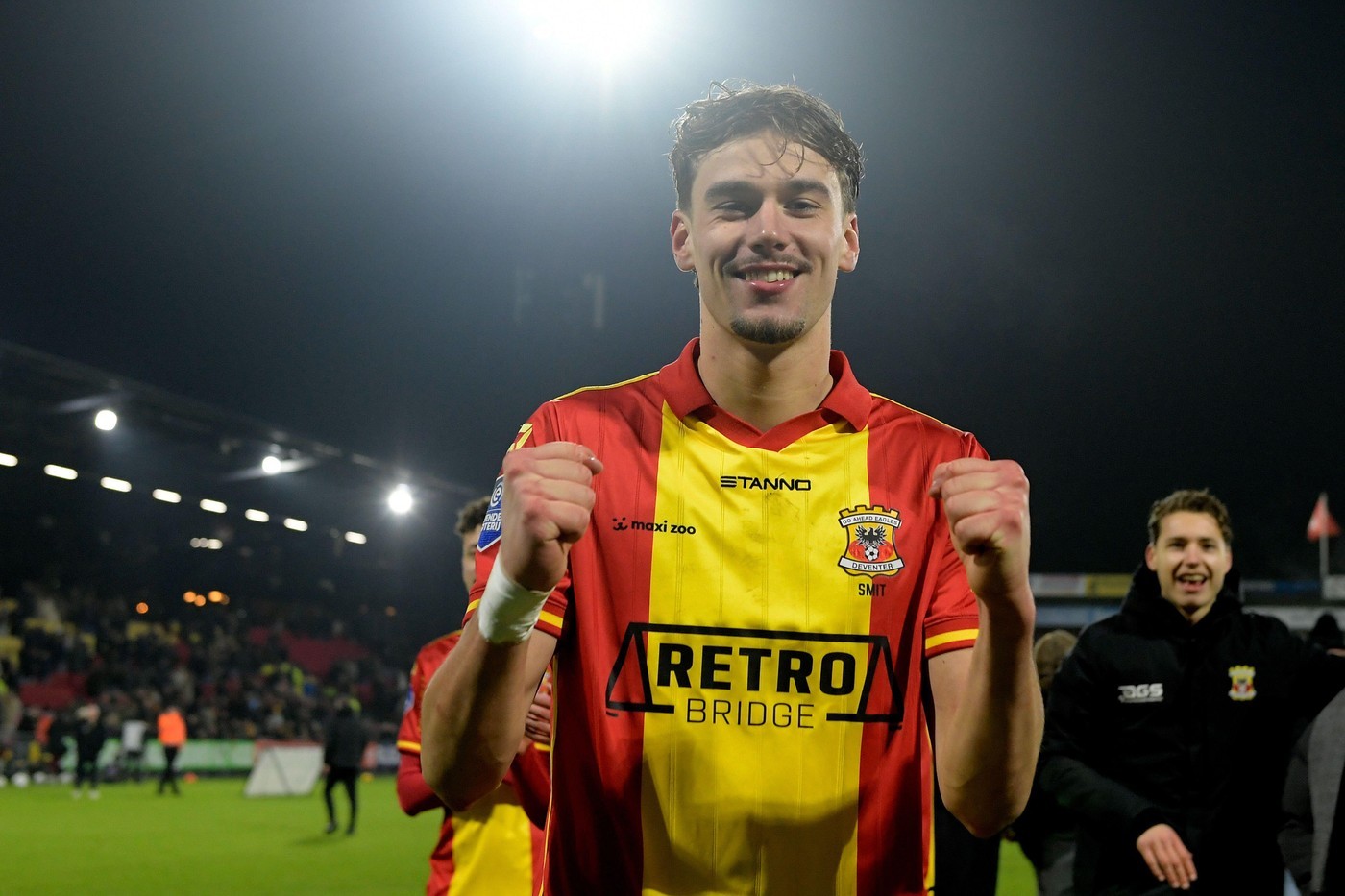 Milan Smit completed his loan move to Stoke City on Sunday