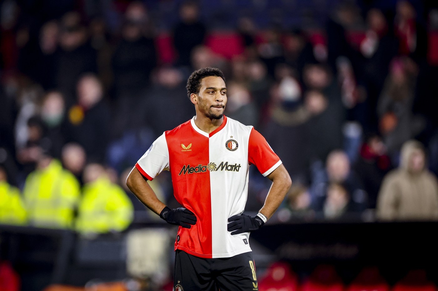 Feyenoord's Quinten Timber during Sunday's Eredivisie game against Sparta