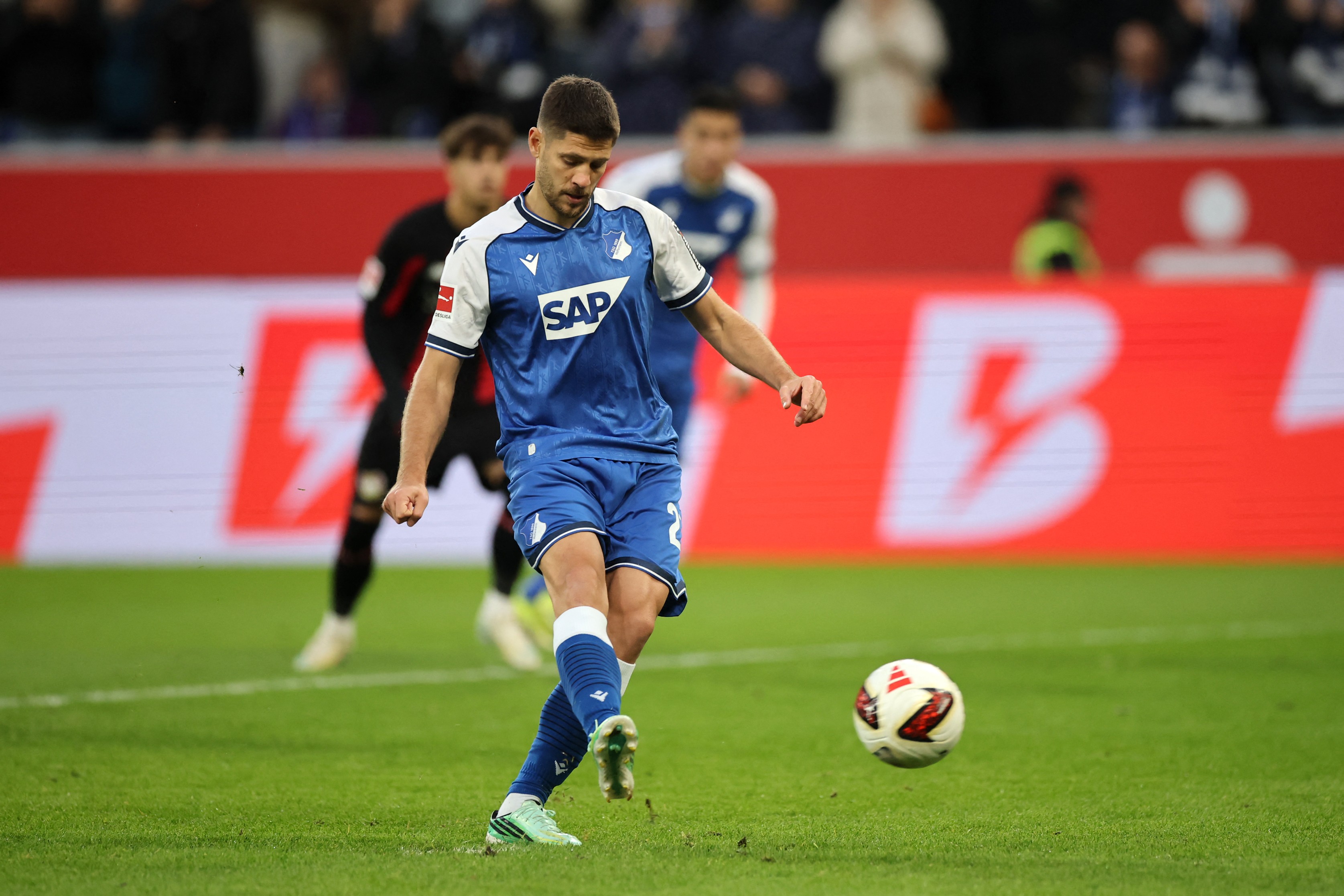 Andrej Kramaric converts from the spot for Hoffenheim