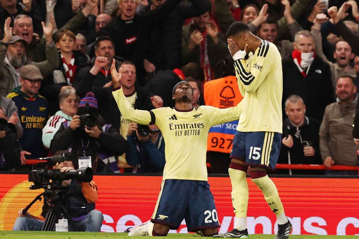 Madueke strikes late as Arsenal grind out ugly win over Nottingham Forest