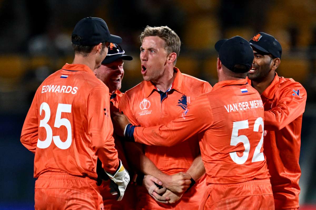 Nederland vernedert favoriet ZuidAfrika op wereldkampioenschap cricket