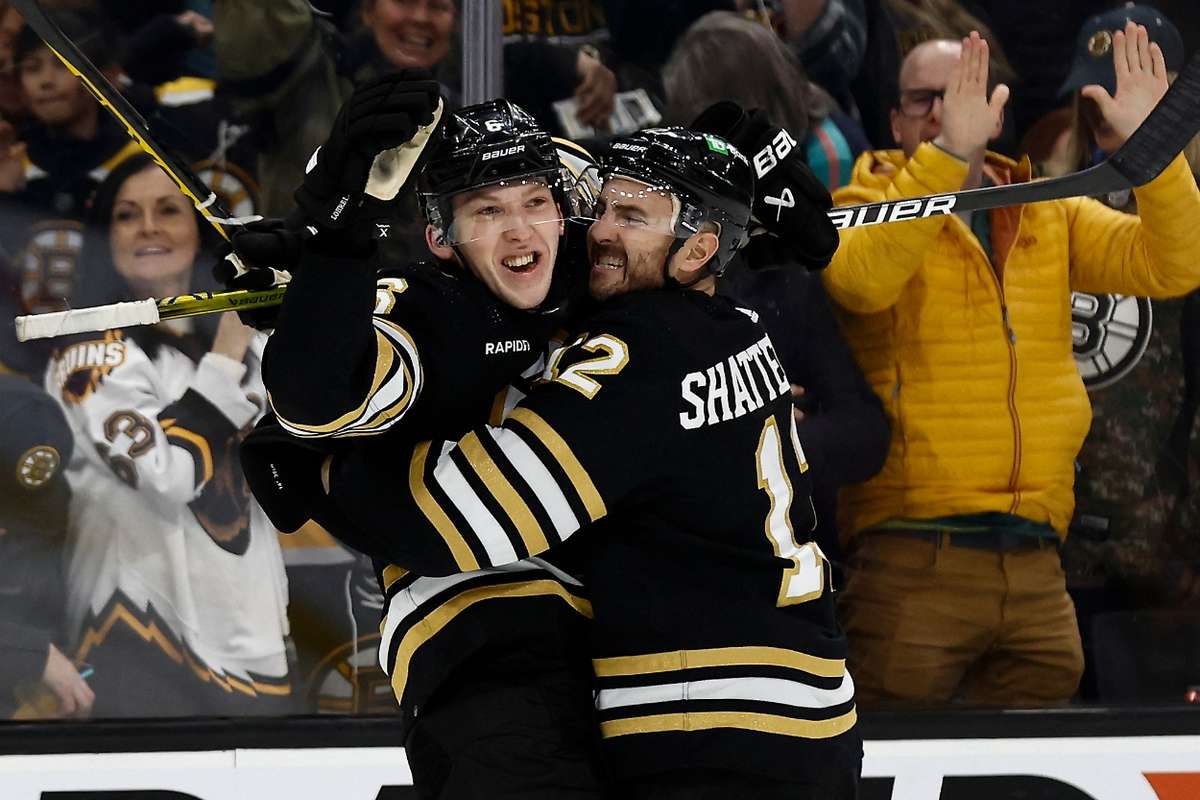 NHL Roundup: Morgan Geekie's Hat Trick Leads Bruins Past Knights ...