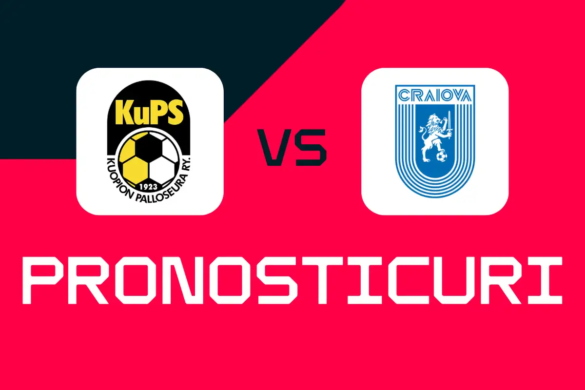 KuPS - Universitatea Craiova: Pronosticuri, cele mai bune pariuri și cote Europa League