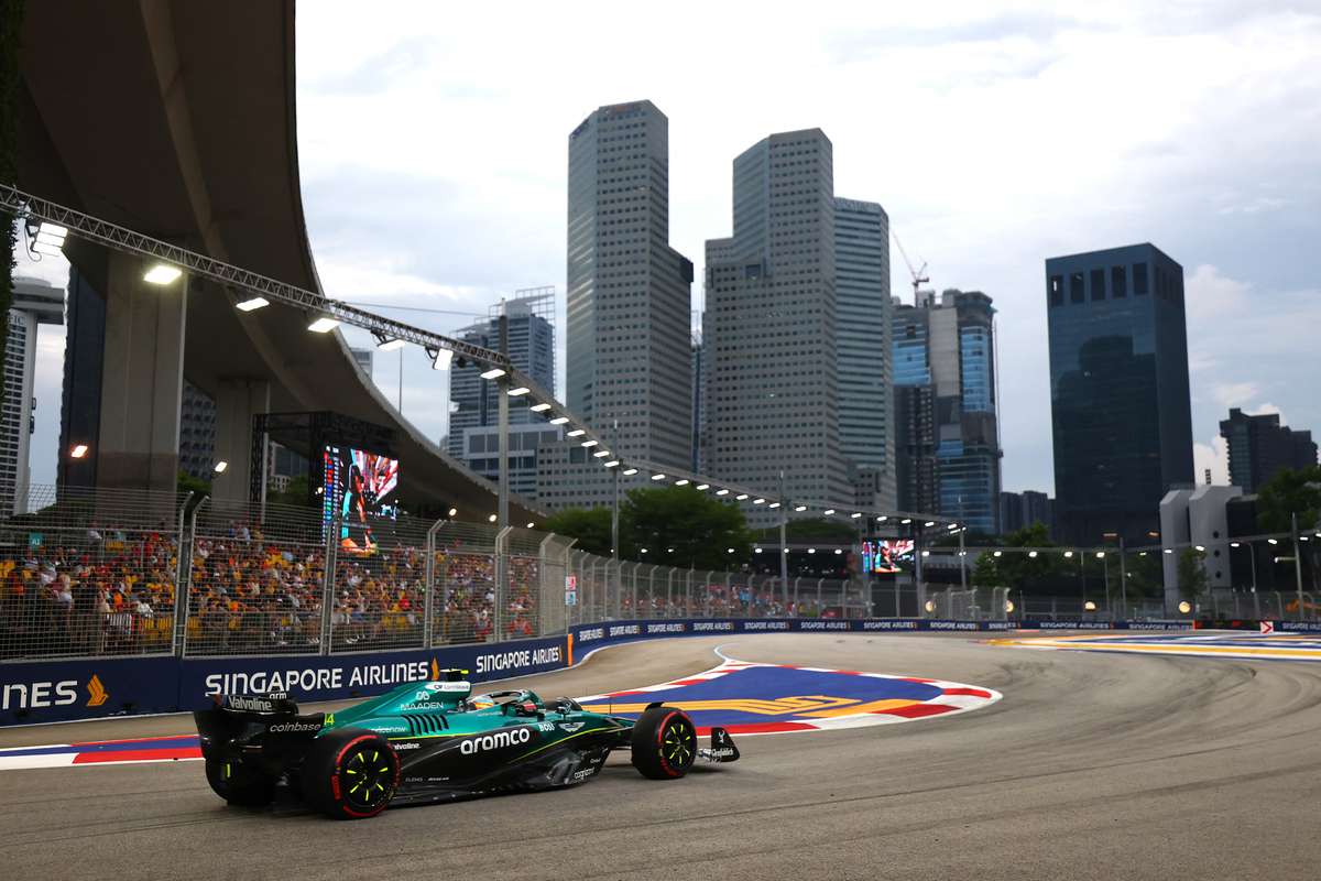 F1 : Alonso le plus rapide de la première séance d'essais à Singapour ...
