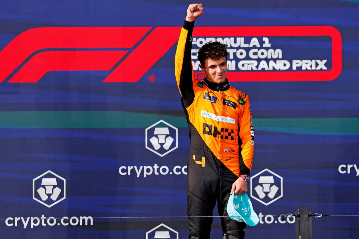 Fórmula 1 Lando Norris, lanzado tras su victoria en Miami McLaren