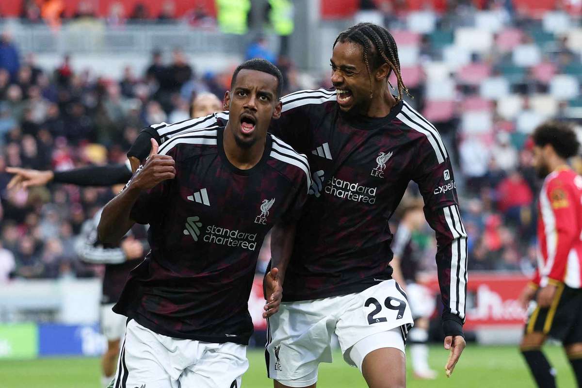 Liverpool fight back to pick up three points against nine-man Brentford ...