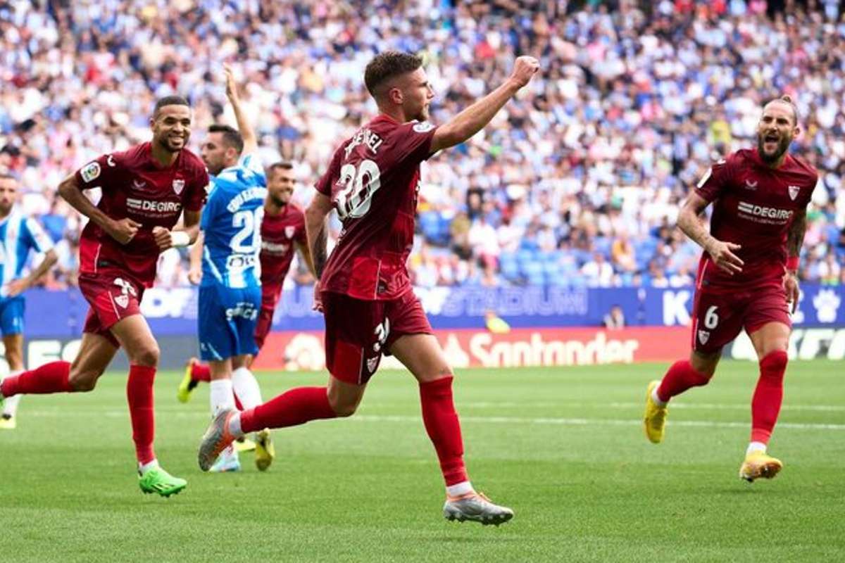 Sevilla survive red card and Espanyol come back to claim big win