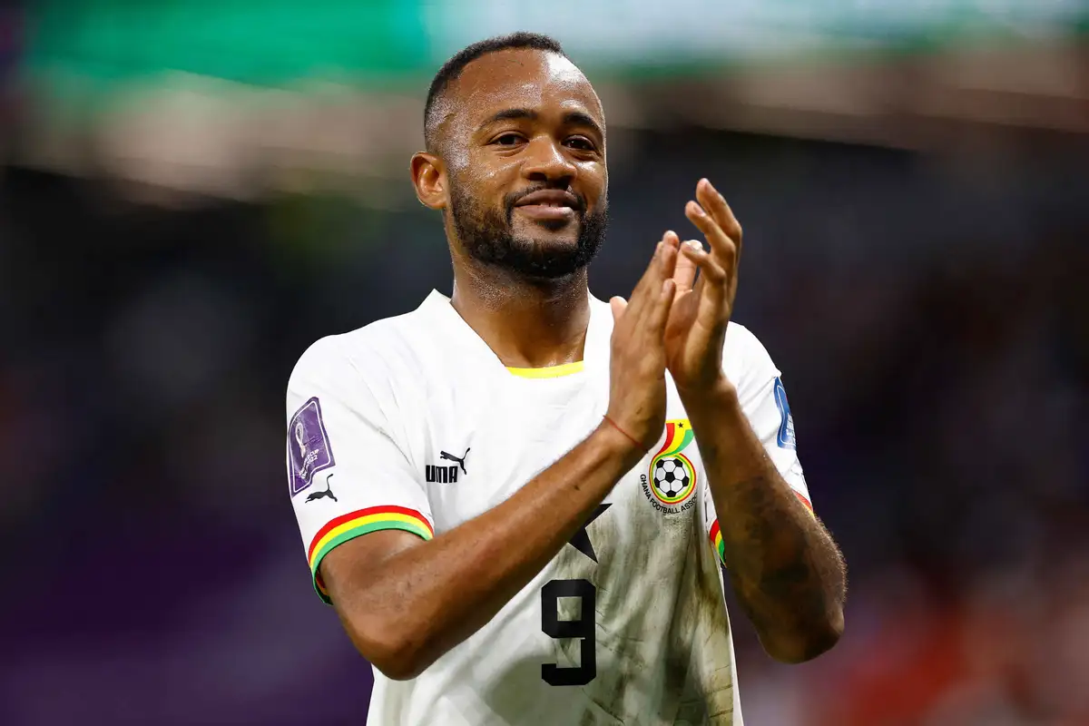 Jordan Ayew during the 2022 World Cup in Qatar