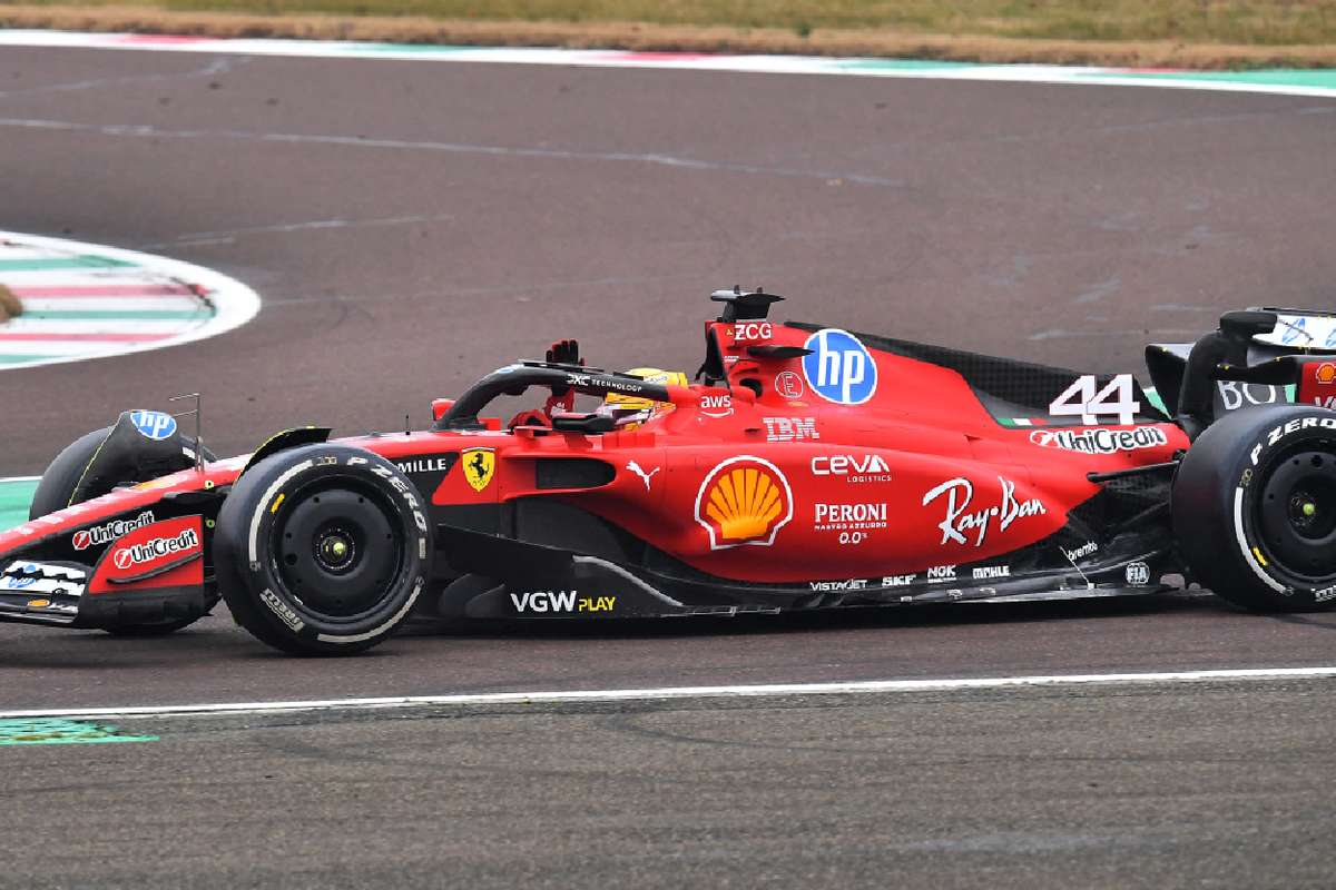 Lewis Hamilton crashes 2023 Ferrari on second day of F1 testing in