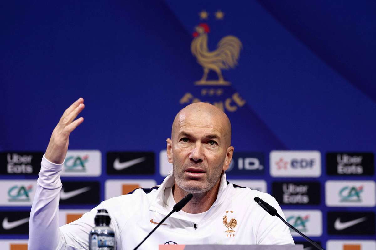Zidane promete mudanças na Seleção Francesa para receber a Bélgica na Liga das Nações