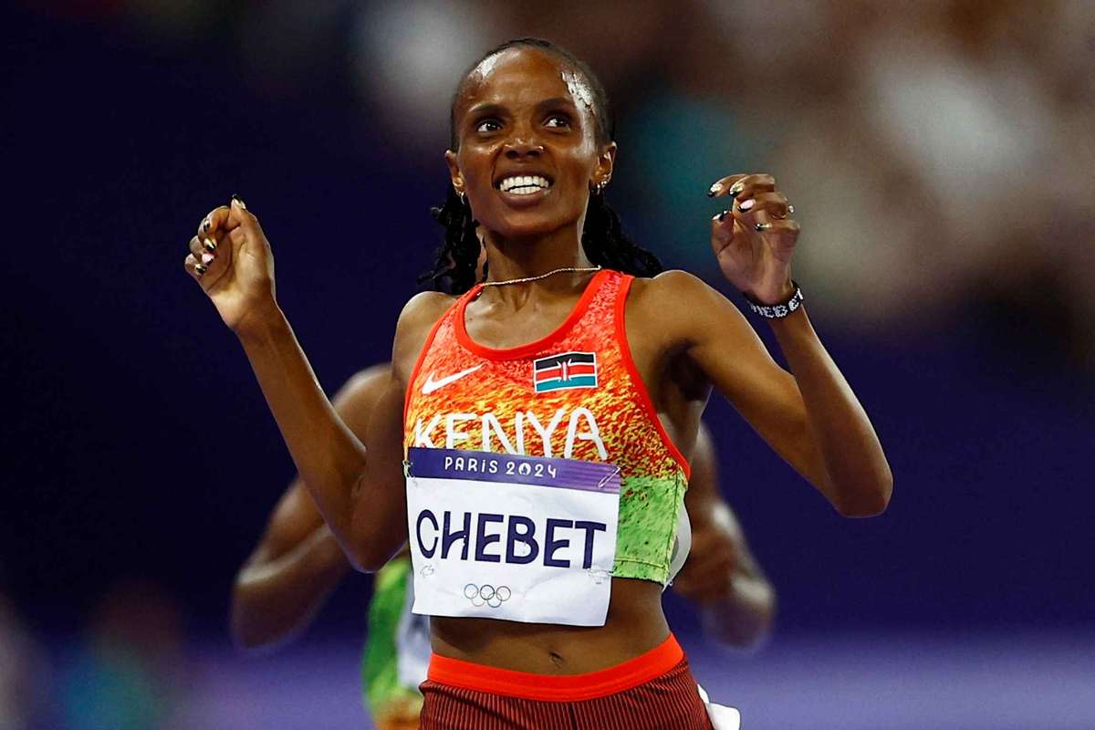 Kenya's Chebet Wins Women's 5,000 Metres Gold Medal As Kipyegon Gets ...