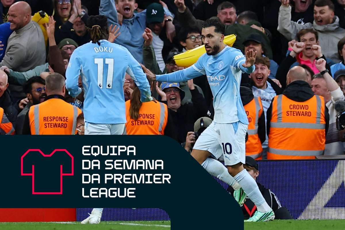 Doku e Bruno Guimarães brilham na Seleção da Semana da Premier League