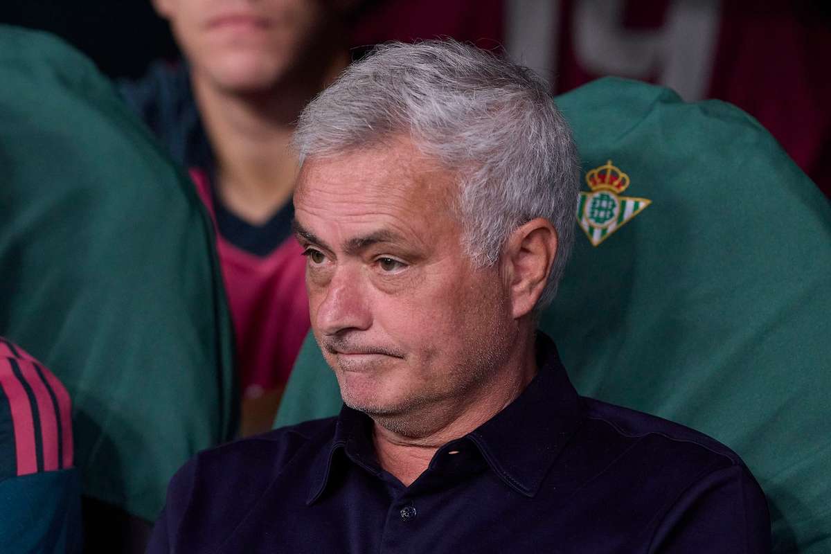 Photo: flashscore.fr Mourinho, lors du match contre le Betis