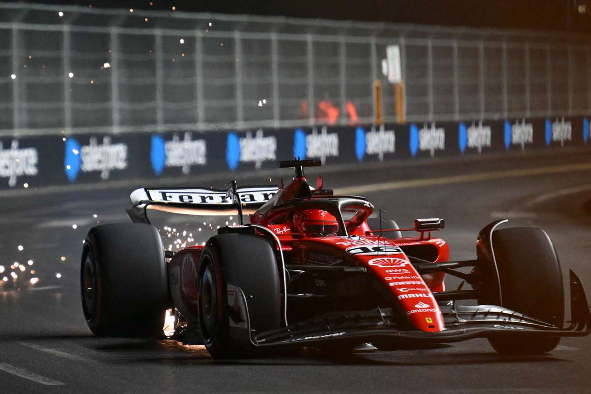 Formel 1 GP Las Vegas Ferrari-Dominanz führt zu Leclerc-Pole