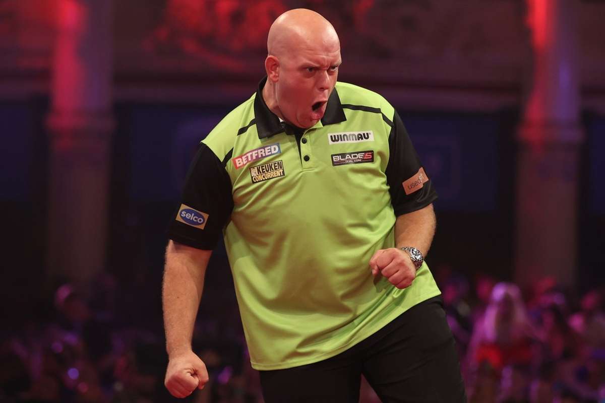 Premier League Darts week 5 koploper Van Gerwen op zoek naar backto