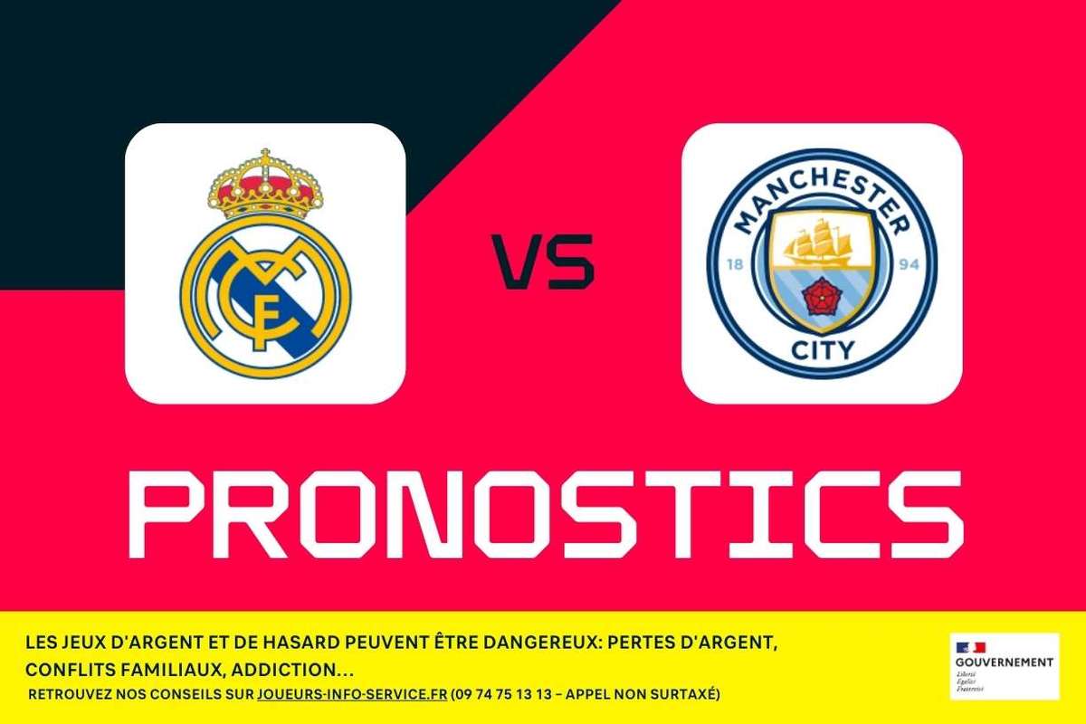 Real Madrid – Manchester City : pronostics, meilleurs paris et cotes ...