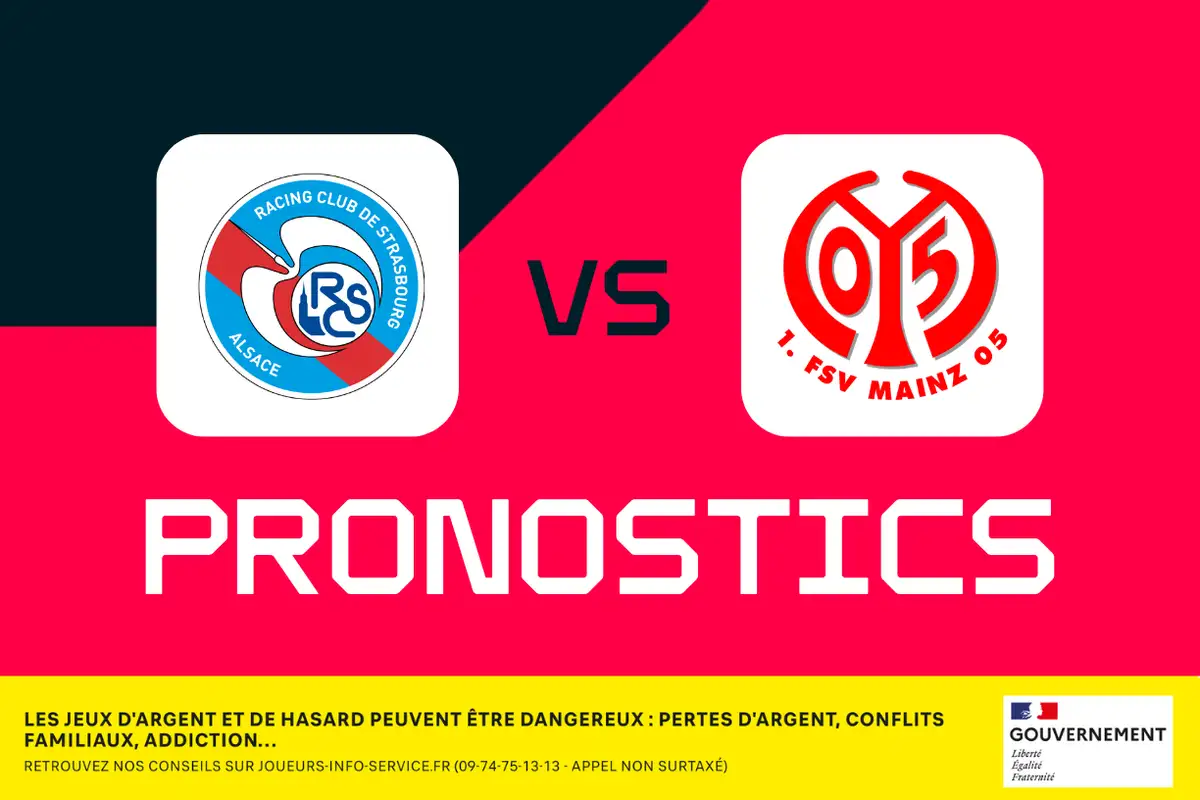 Strasbourg - Mayence : Pronostics, meilleurs paris et cotes (Ligue Conference)
