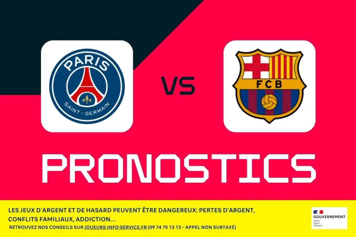 PSG - Barcelone : pronostics, meilleurs paris et cotes (Ligue des champions)