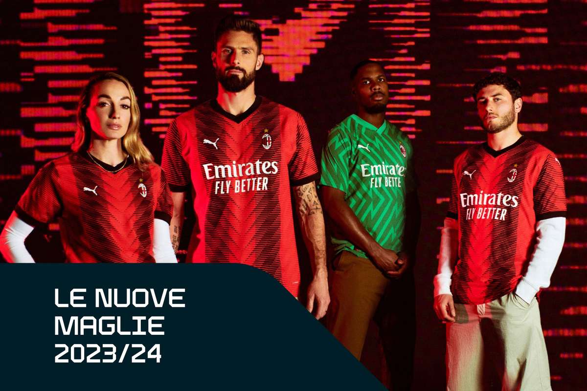 Le maglie delle squadre di Serie A per la stagione 2023/24 - Round 1