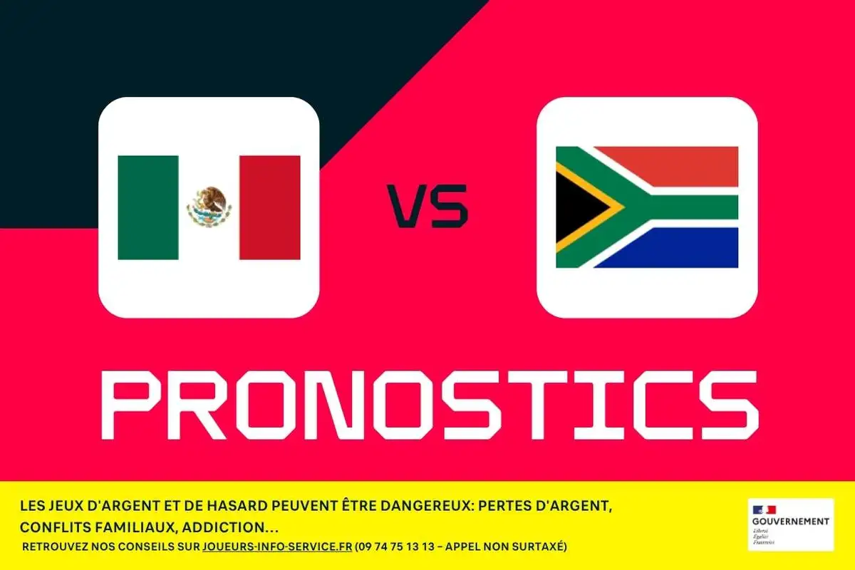 Mexique - Afrique du Sud : pronostics CDM 2026, meilleurs paris et cotes (1re journée)