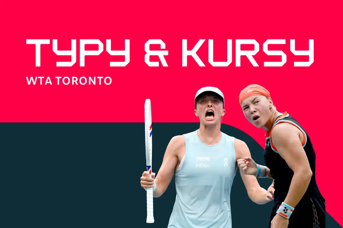 Iga Świątek – Diana Sznajder: Typy bukmacherskie, najlepsze kursy i zakłady (WTA Toronto)
