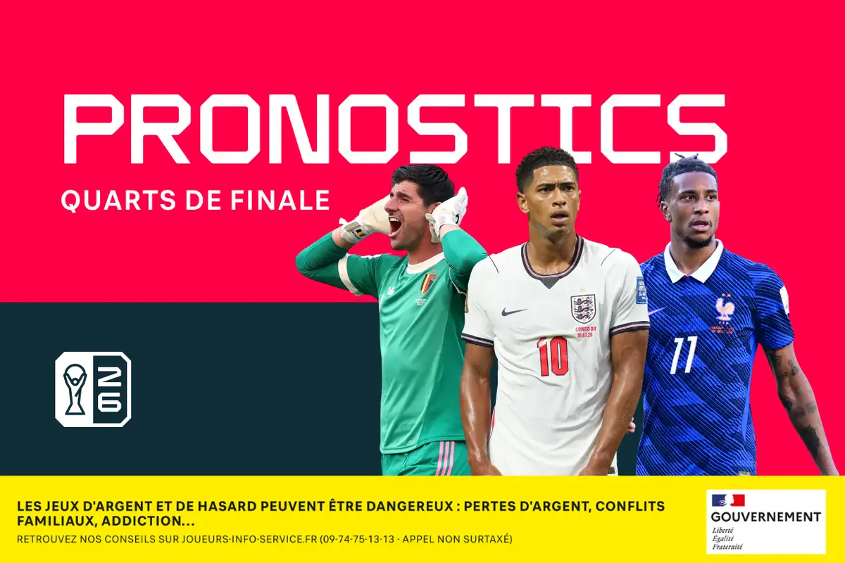 Coupe du monde 2026 : pronostics, meilleurs paris et cotes (quarts de finale)