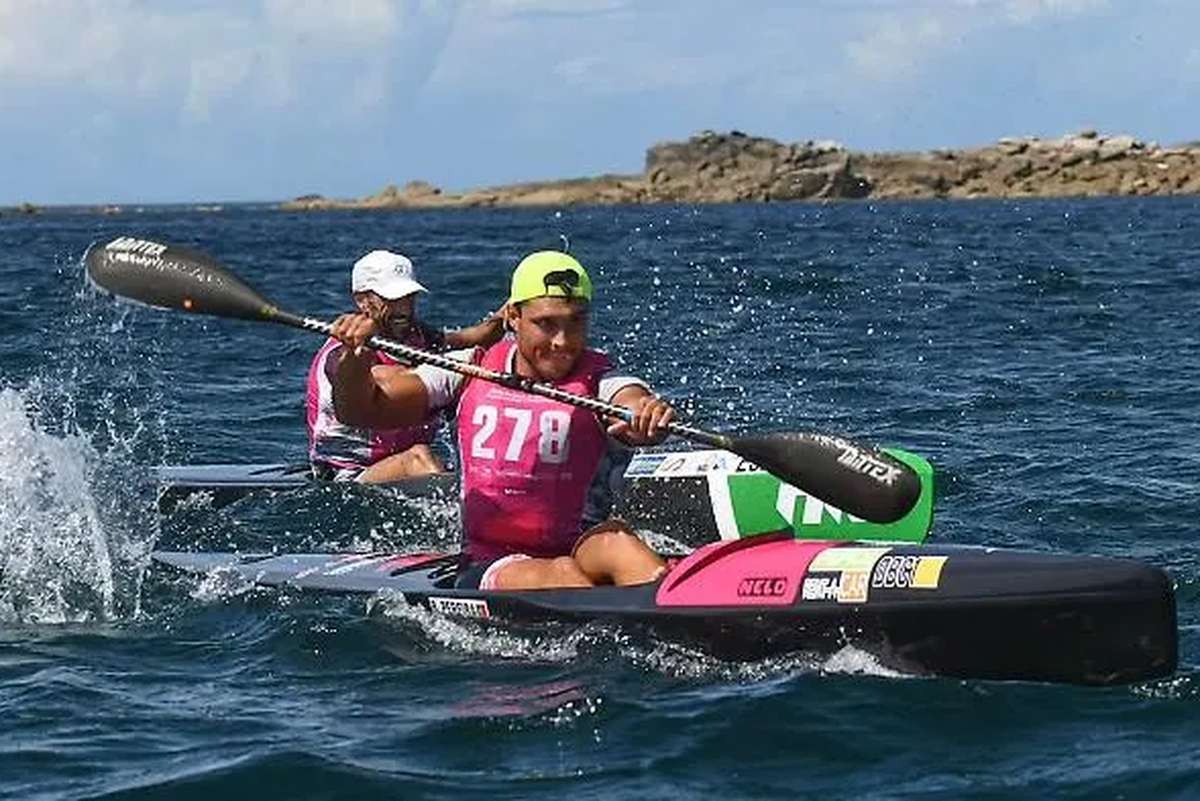 Bernardo Pereira e Sara Sotero brilham no Mundial de Canoagem de Mar