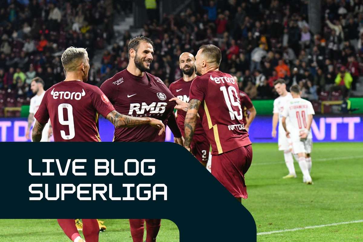 Zi de meci. CFR Cluj întâlnește Hermannstadt. Clujenii pot urca pe primul  loc în Superligă