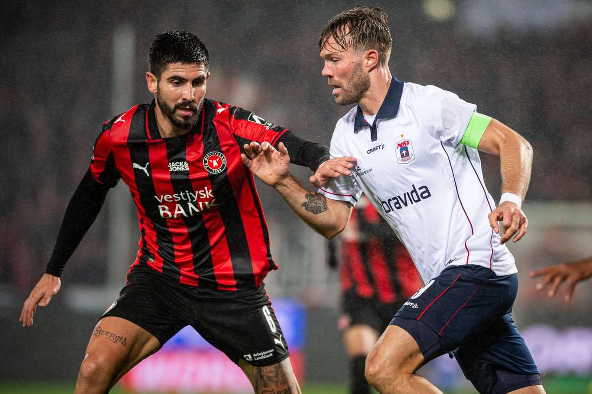 FC Midtjylland book narrow win against league leaders AGF in first leg ...
