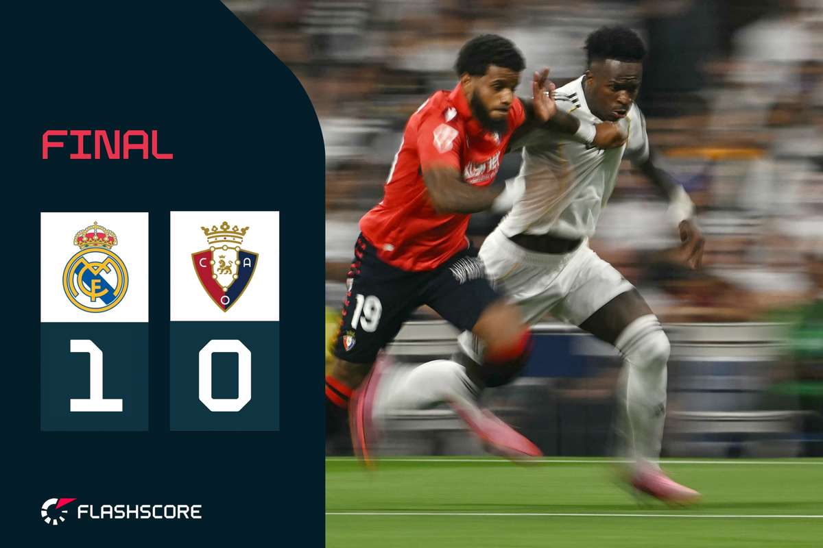 El Real Madrid gana a Osasuna 1-0 | LaLiga EN DIRECTO | Flashscore.es