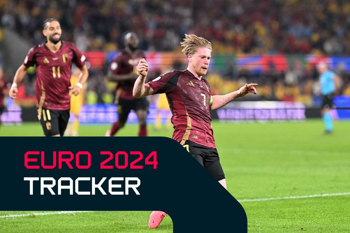 EURO 2024 Tracker De Bruyne scores as Belgium respond with win over