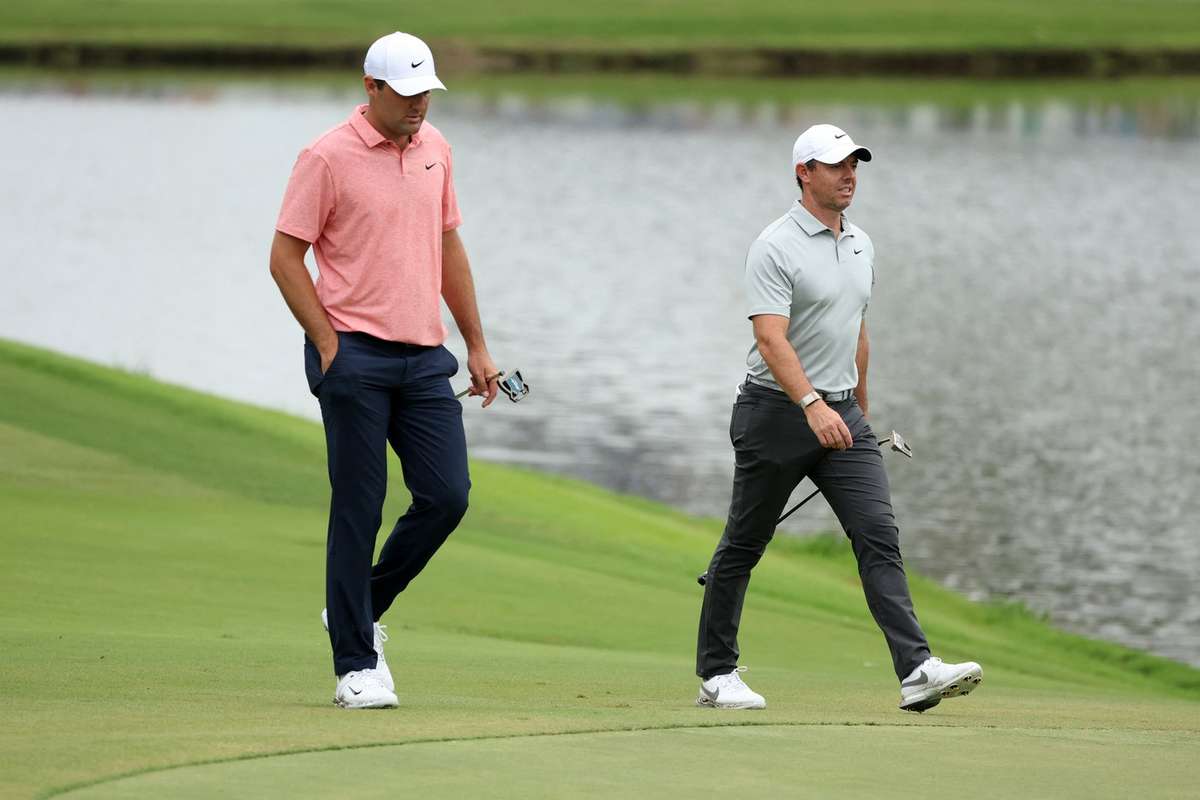 Scottie Scheffler And Rory McIlroy Side-by-side For Opening Masters ...