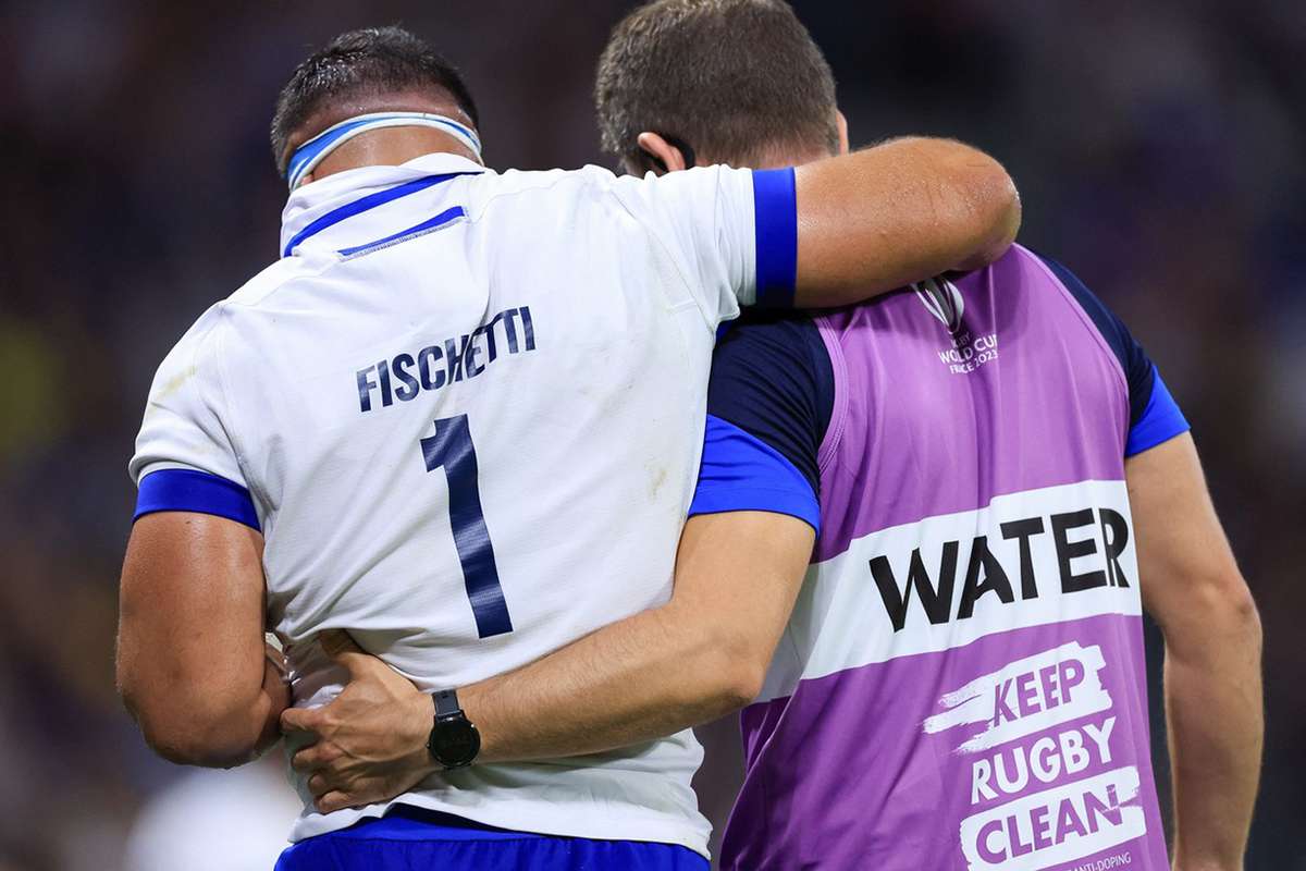 Italian Rugby Props Italy lose prop Fischetti for key France Rugby World Cup match ...