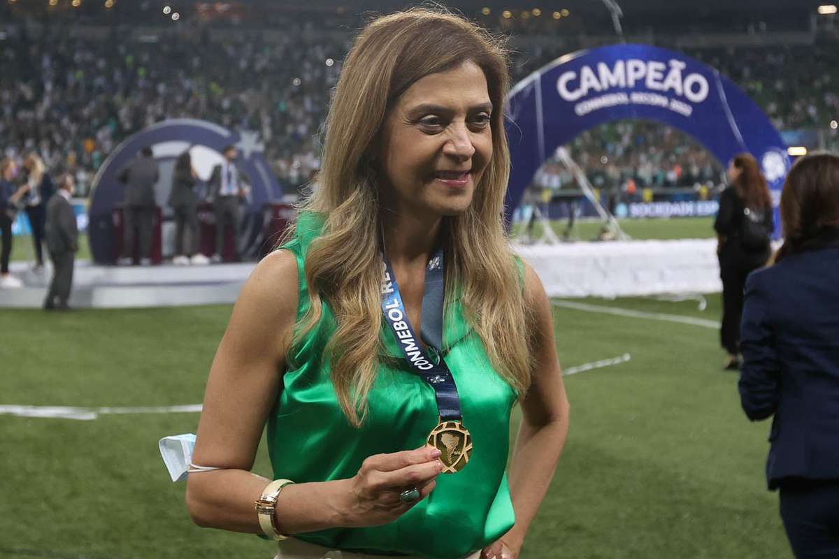 Presidente do Palmeiras, Leila Pereira quer manter venda de Dudu ao Cruzeiro