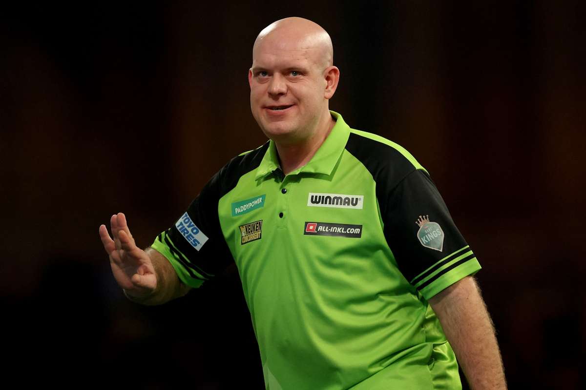Darts WM 2024 RiesenÜberraschung! Schwacher Michael van Gerwen ist