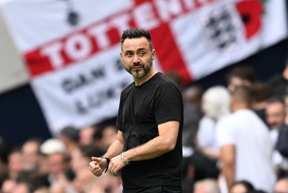 De Zerbi exige reação do Tottenham contra o Manchester United na Premier League