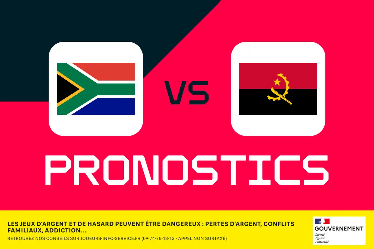 Afrique du Sud – Angola : Pronostics, meilleurs paris et cotes (CAN 2025)