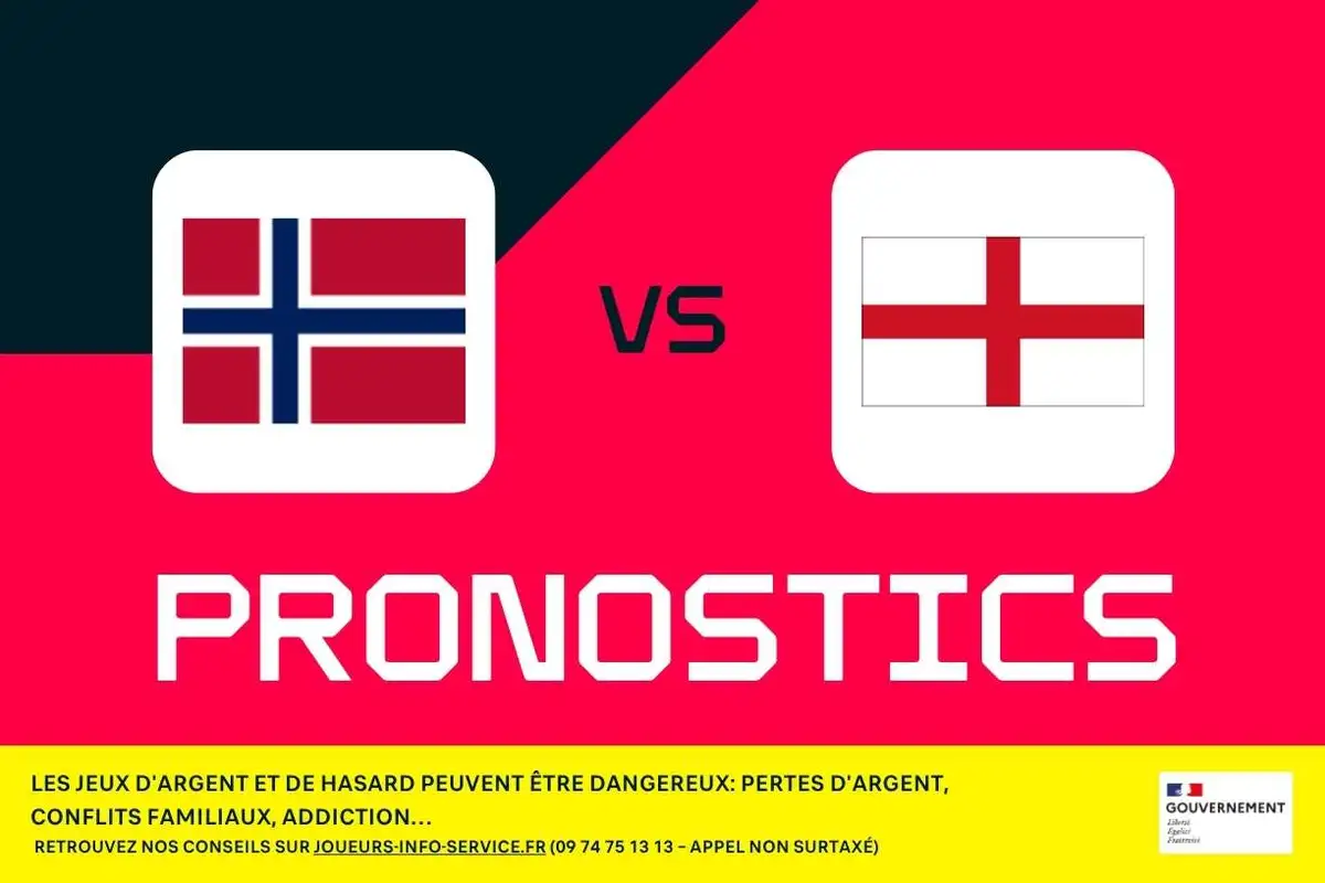 Norvège - Angleterre : Pronostics CDM 2026, Meilleurs Paris et Cotes (Quarts de finale)