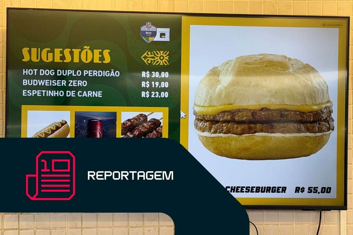 Quanto custa comer no Maracanã em jogo da NFL: preços dos lanches e bebidas