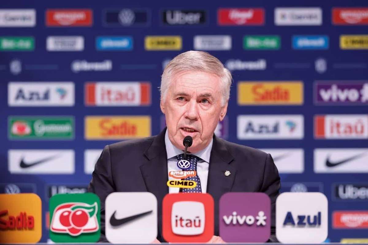 Ancelotti explica renovação da Seleção Brasileira com 15 jovens talentos