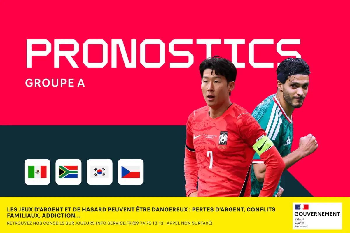 Coupe du monde 2026 : pronostics, meilleurs paris et cotes (Groupe A)