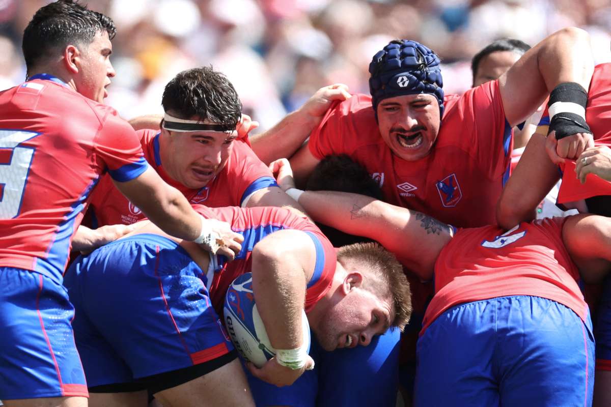 Chile mostra orgulho na sua estreia na Copa do Mundo de Rugby ...