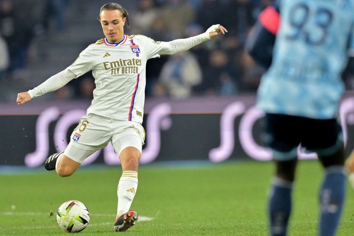 Flocage Officiel - Olympique Lyonnais, Caqueret, 2024/2025, Away, Blan