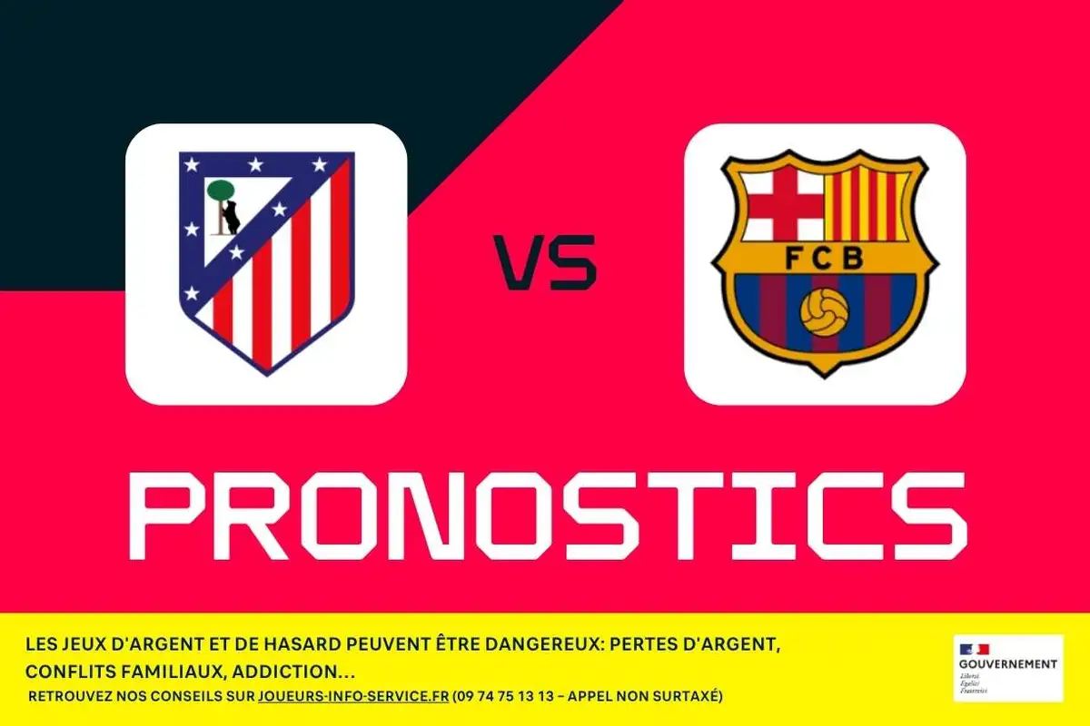 Atlético de Madrid – Barcelone : pronostics, meilleurs paris et cotes (Liga)
