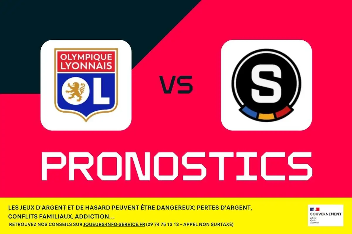 OL - Sparta Prague : pronostics, meilleurs paris et cotes (Ligue des champions)