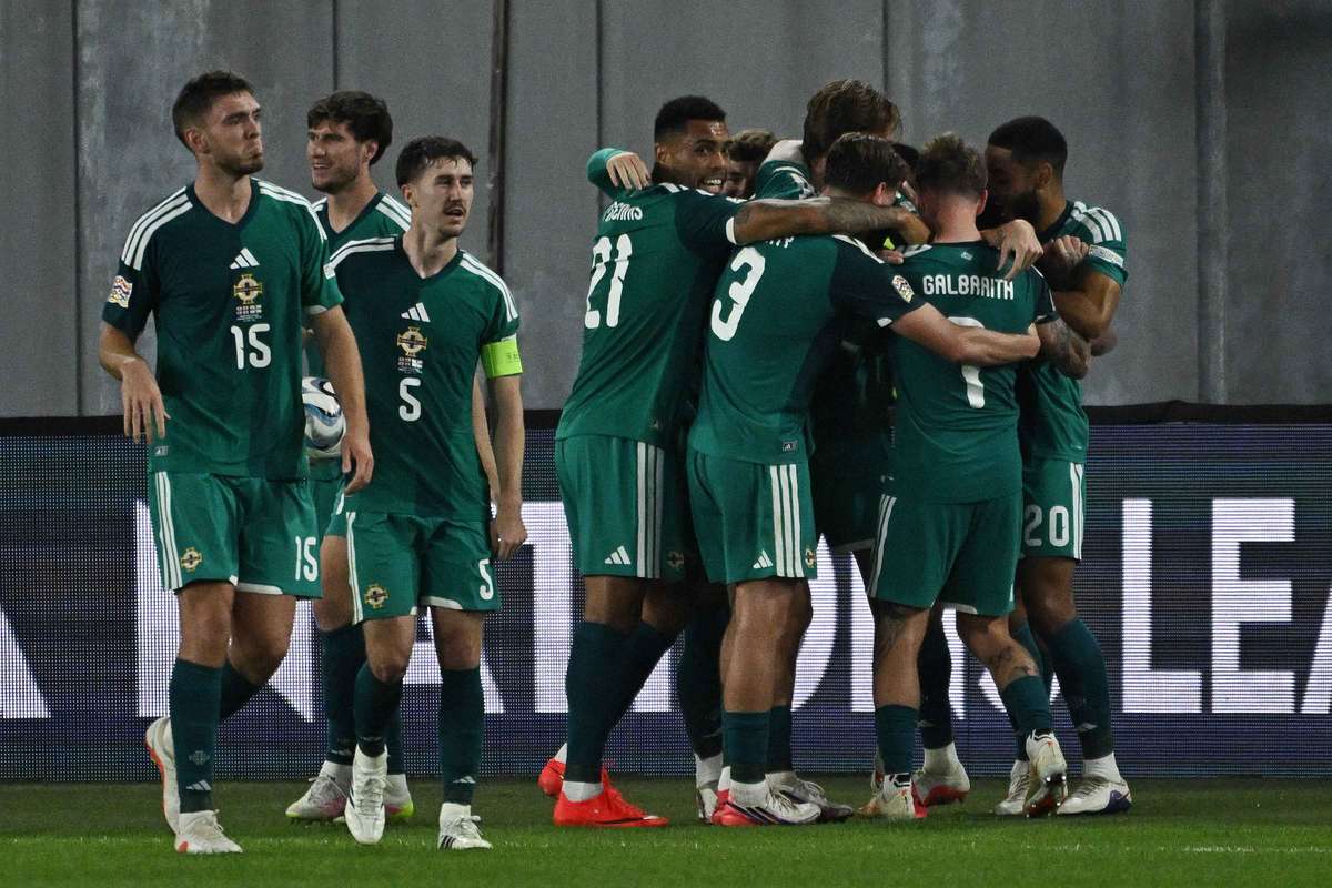 Photo: flashscore.com Northern Ireland's Shea Charles celebrates scoring with teammates