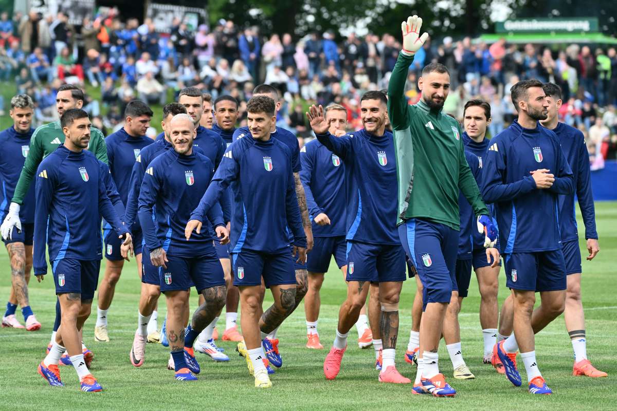 Seleção italiana faz treino aberto em 1ª atividade na Alemanha para a ...