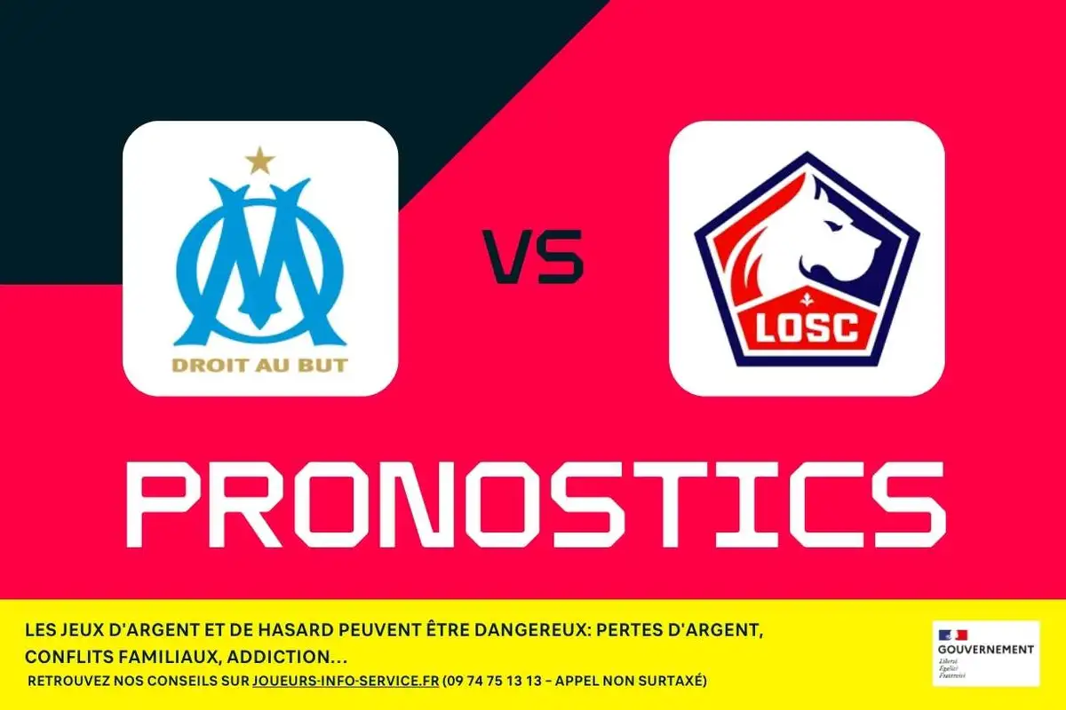 OM - Lille : Pronostics, meilleurs paris et cotes (Ligue 1)
