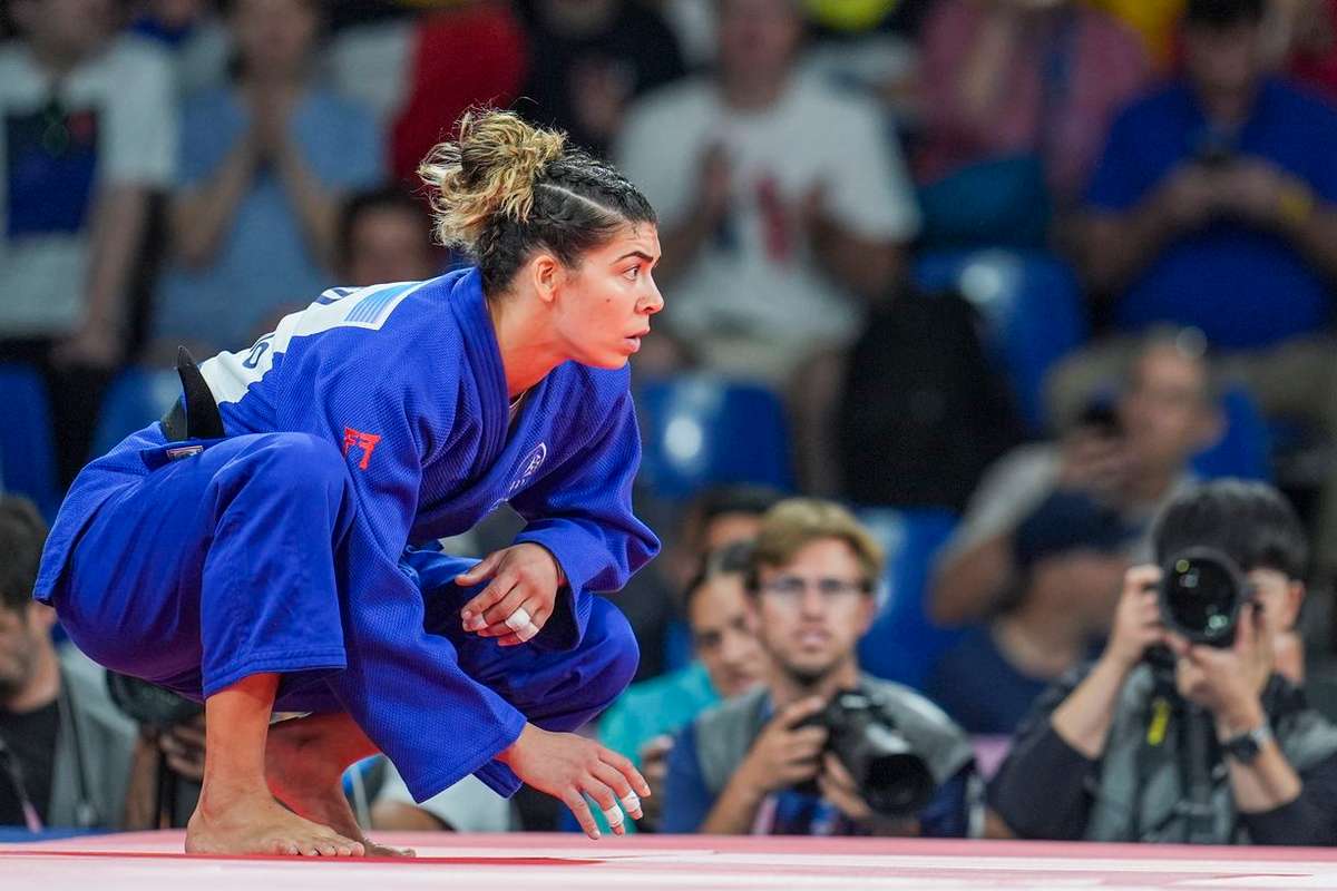 Patrícia Sampaio cai nas meias em Baku e vai lutar pelo bronze