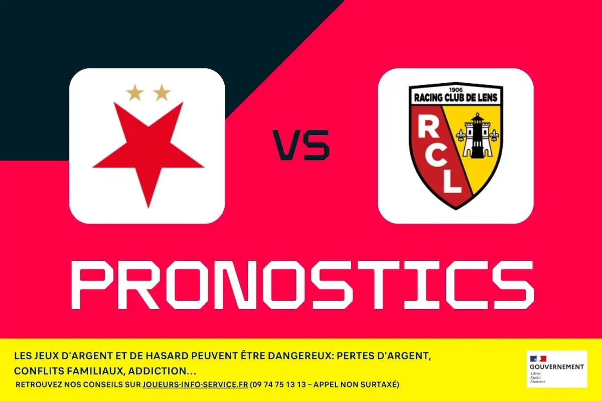 Slavia Prague - RC Lens : pronostics, meilleurs paris et cotes (Ligue des champions)